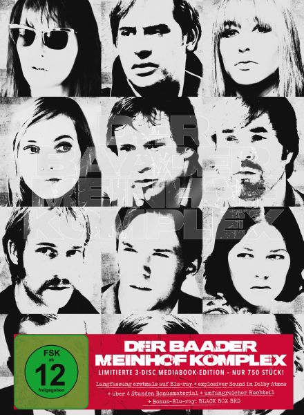 Der Baader Meinhof Komplex - Mediabook (Cover B) inkl. Langfassung &amp; Black Box BRD