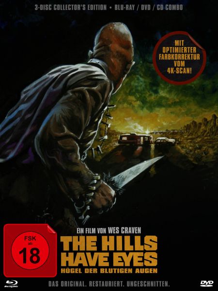 The Hills Have Eyes - Hügel der Blutigen Augen (3-Disc Collector&#039;s Edition) (Blu-ray + DVD + CD)