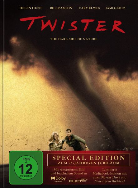 Twister - Remastered Mediabook Edition (Doppel-Blu-ray mit Dolby Atmos + AURO-3D)