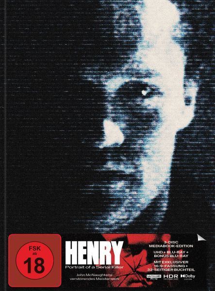 Henry: Portrait of a Serial Killer - Mediabook (Scott Saslow Artwork) (UHD Blu-ray + 2x Blu-ray)