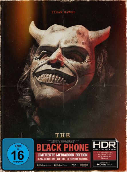 The Black Phone | Limitiertes Mediabook (4K Ultra HD Blu-ray + Blu-ray) Cover C