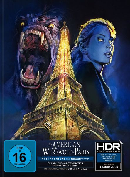 An American Werewolf in Paris - Limitiertes Mediabook (Timo Wuerz Artwork) (UHD Blu-ray + Blu-ray)
