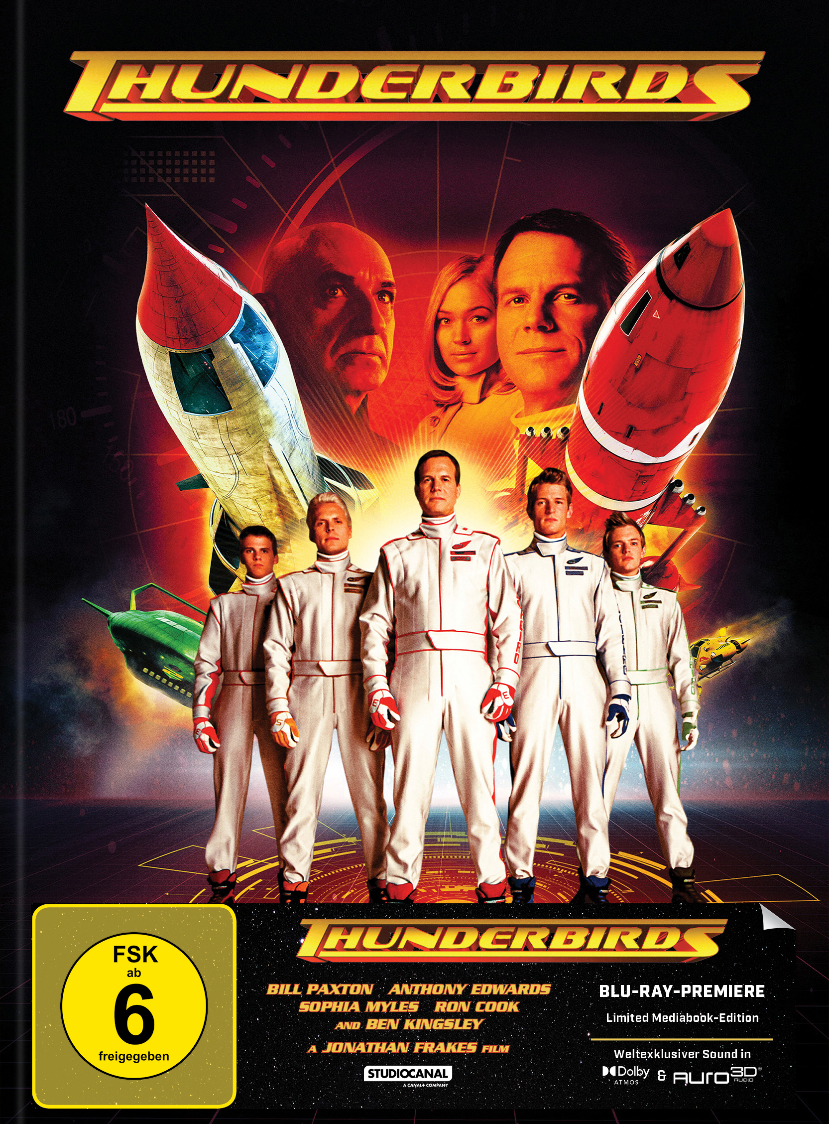 Thunderbirds, Mediabook (2x Blu-ray) mit Dolby Atmos + Auro-3D, Cover A -  555 Stück