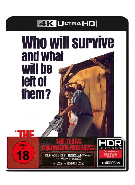 The Texas Chainsaw Massacre (4K Ultra HD Blu-ray + Blu-ray + Bonus-Blu-ray)