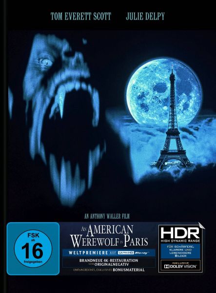 An American Werewolf in Paris - Limitiertes Mediabook Cover B (UHD Blu-ray  + Blu-ray) | Turbine-Shop