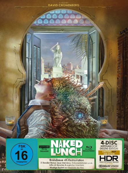 Naked Lunch | Mediabook (Ultra-HD Blu-ray + Blu-ray + 2x Bonus-Blu-ray) Art-Edition - 500 Stück