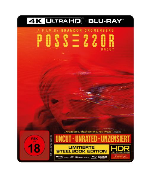Possessor - Limited 2-Disc Uncut Steelbook-Edition (4K Ultra-HD Blu-ray + Blu-ray)