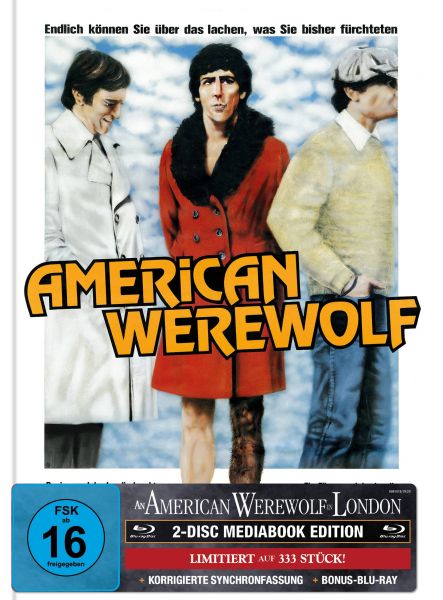 AN AMERICAN WEREWOLF IN LONDON 2-Disc-Mediabook (Blu-ray + Bonus-Blu-ray) (GER-Artwork) - 333 Stk.