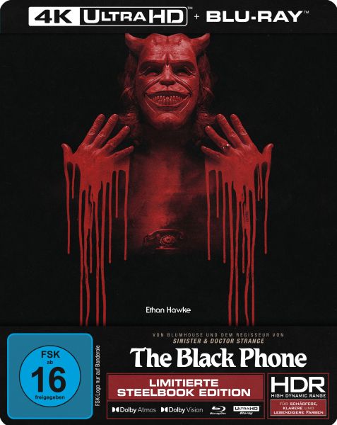 The Black Phone | Limitierte Steelbook-Edition (4K Ultra HD Blu-ray + Blu-ray)