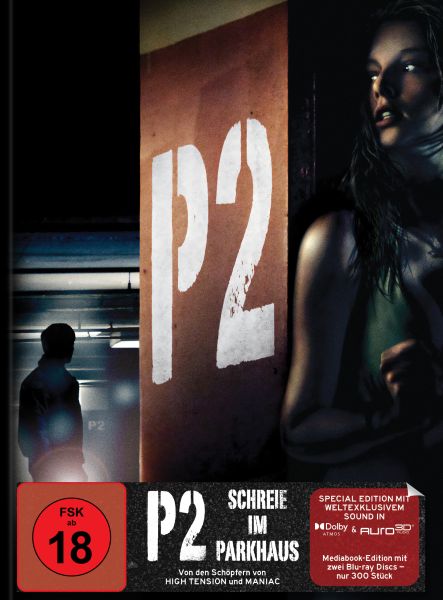 P2 - Schreie im Parkhaus | Mediabook (2x Blu-ray) - Int. Artwork - 300 Stück