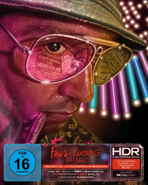 Fear and Loathing in Las Vegas | 3-Disc Special Edition mit Full Slip (4K UHD Blu-ray + 2 Blu-rays)