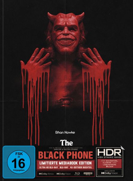 The Black Phone | Limitiertes Mediabook (4K Ultra HD Blu-ray + Blu-ray) Cover A